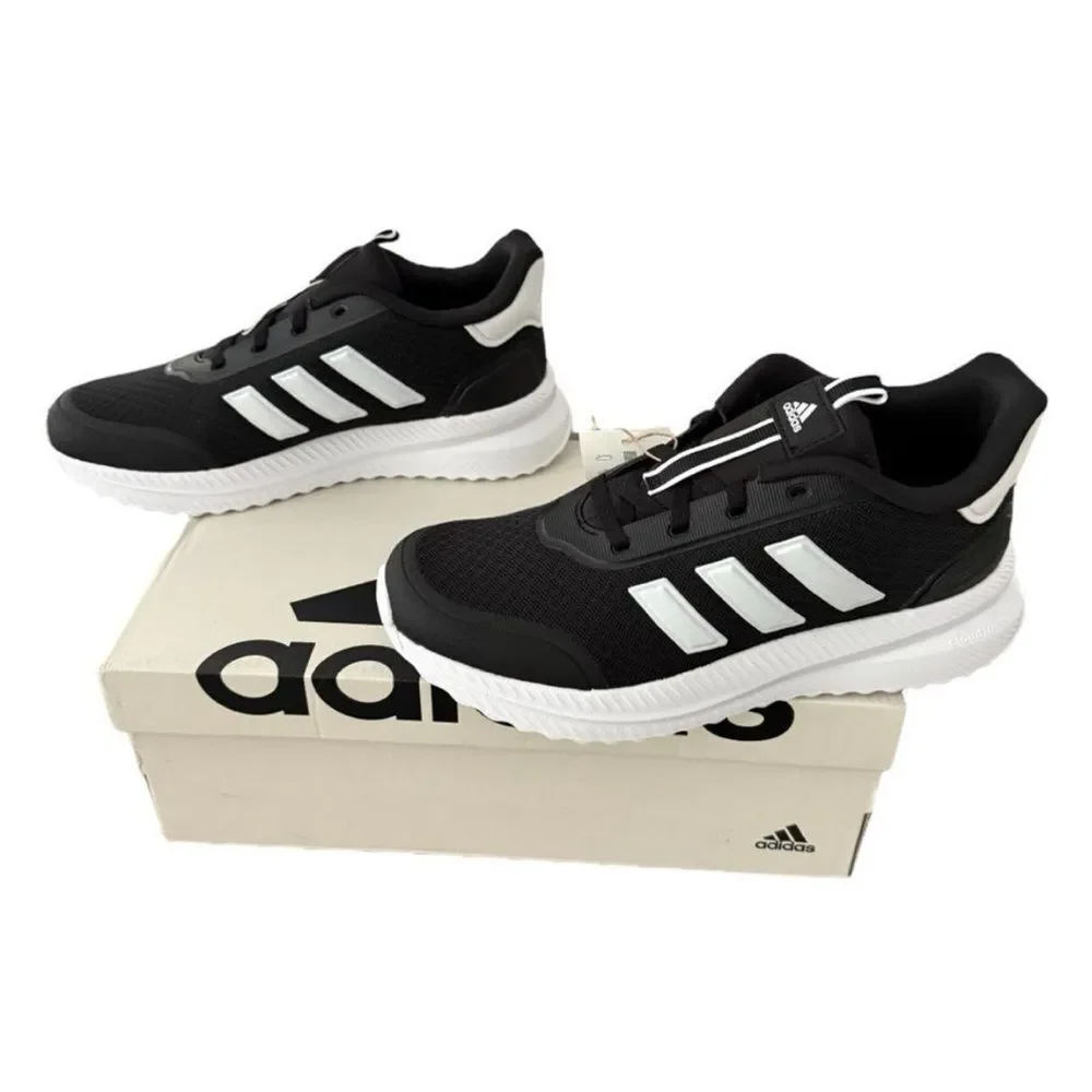 Adidas X_PLR Path Big Kids 4.5 Running Shoes Black White NIB Sneakers IE8465